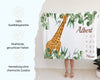 Giraffe - Personalisierte Babydecke