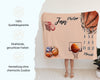 Basketball - Personalisierte Babydecke