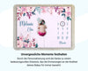 Blumenwelt- Personalisierte Babydecke