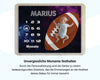 Football - Personalisierte Babydecke